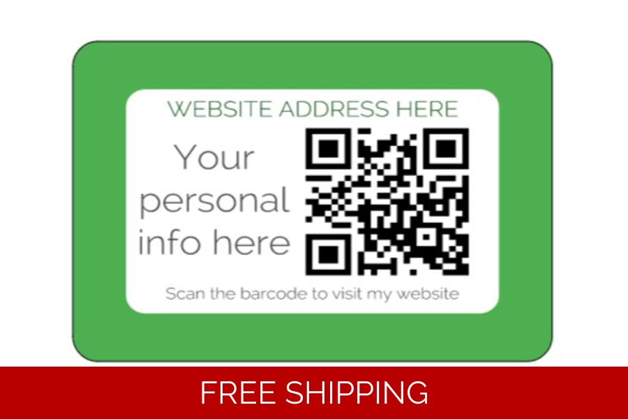42 x Personalised QR Sticky Labels
